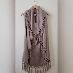 Entro Fringe Sweater Vest